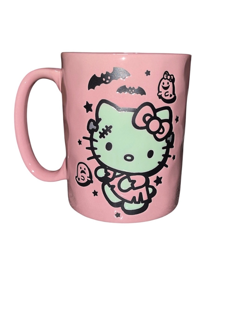 Hello Kitty Pink Halloween Ceramic Mug 17oz Sanrio